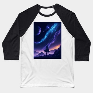 Stargazing Baseball T-Shirt